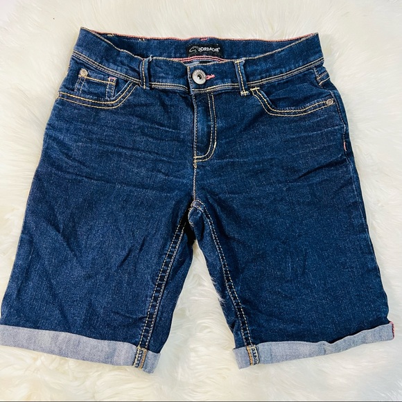 Jordache Other - Jordache Bermuda Stretchy Blue Jean Shorts Girls 12